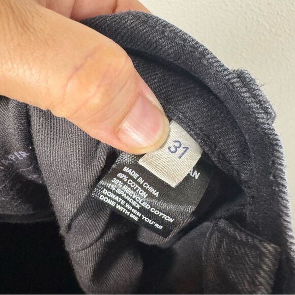 Oliver Logan Crosby Relaxed Taper Jeans Black Wash Boyfriend Fit Size 31 - Picture 11 of 11